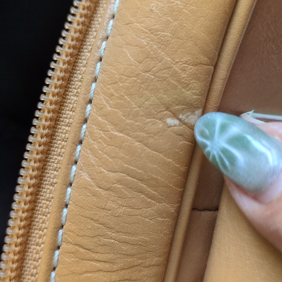 Kenneth Cole NY Tan Leather Satchel - Picture 12 of 12